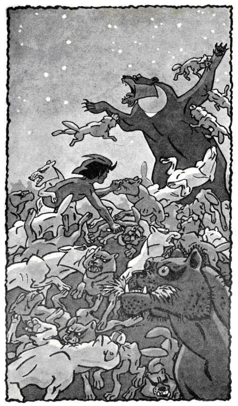 Сказки Киплинга Р. Д. - Маугли - Вторая книга джунглей 14 - Рыжие собаки 4