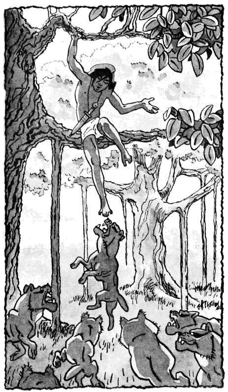 Сказки Киплинга Р. Д. - Маугли - Вторая книга джунглей 14 - Рыжие собаки 2