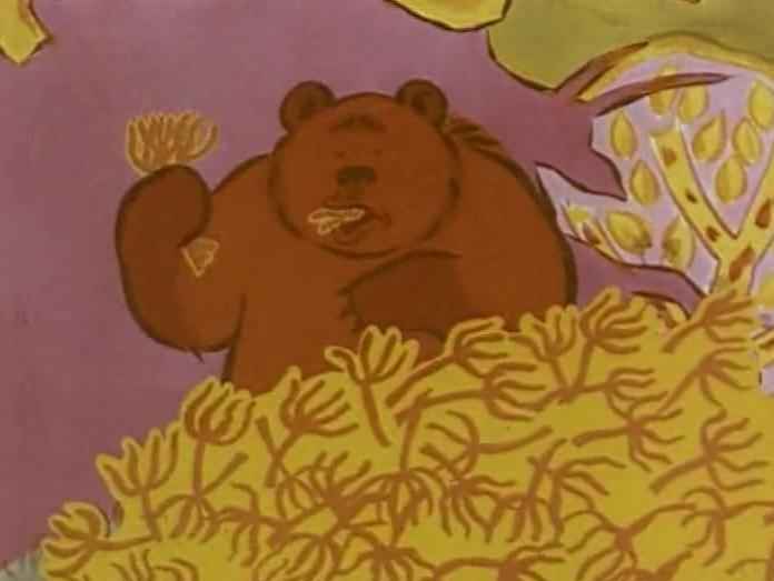 Сказка Мужик и медведь - Вершки и корешки сказка - Рисунок 7